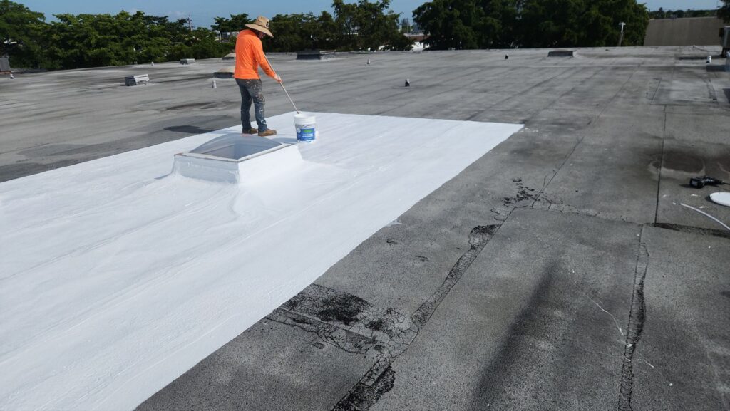Commercial roofing work by Roof Masters