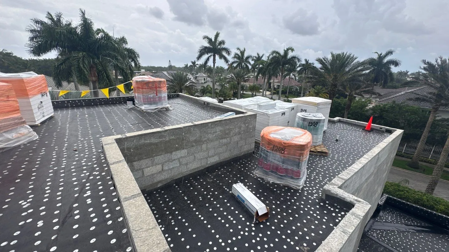 Flat roofing system in Royal Palm Beach