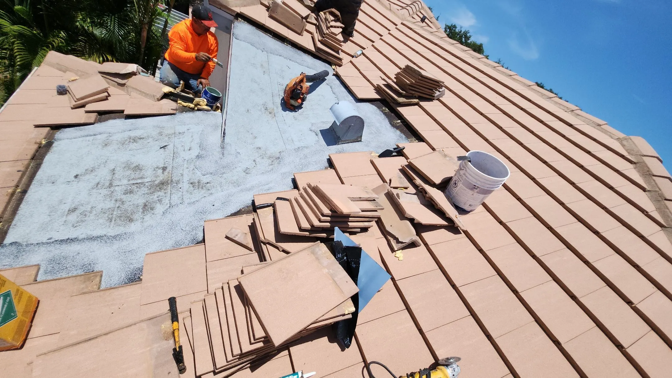 Residential roof maintenance